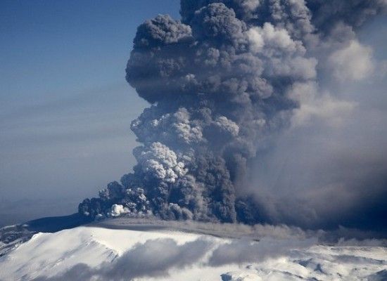 iceland volcanoes. from the Icelandic volcano